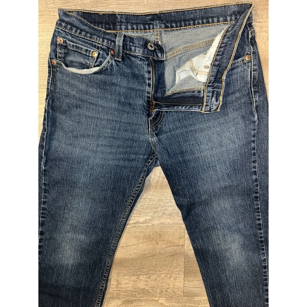 Levi's 511 Slim Fit Men's Jeans W32 L30 Dark Wash Denim Pants Blue